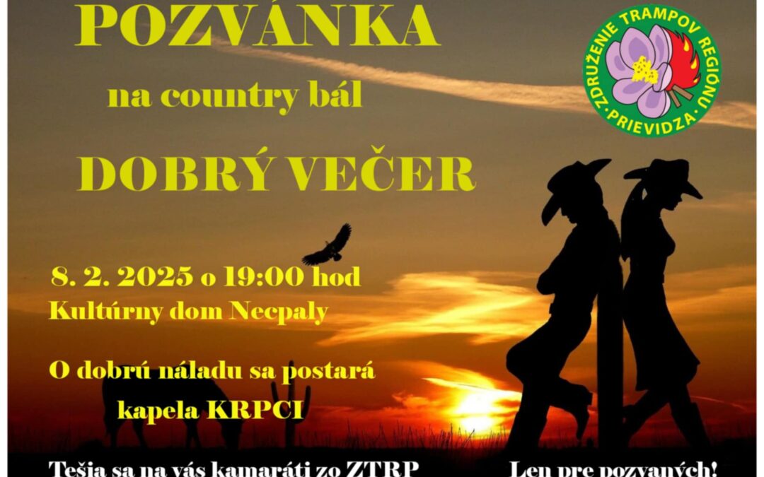 Country bál ,,Dobrý večer,, 2025